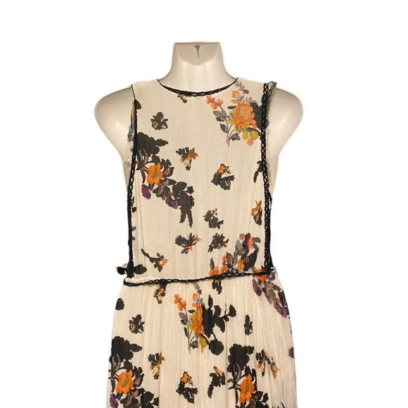 Free People FP One One Moonlight Floral Garden Maxi Raw Hem Dress - Picture 8 of 16